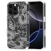 MOSNOVO Калъф за iPhone 16 Pro Max - прозрачен,...