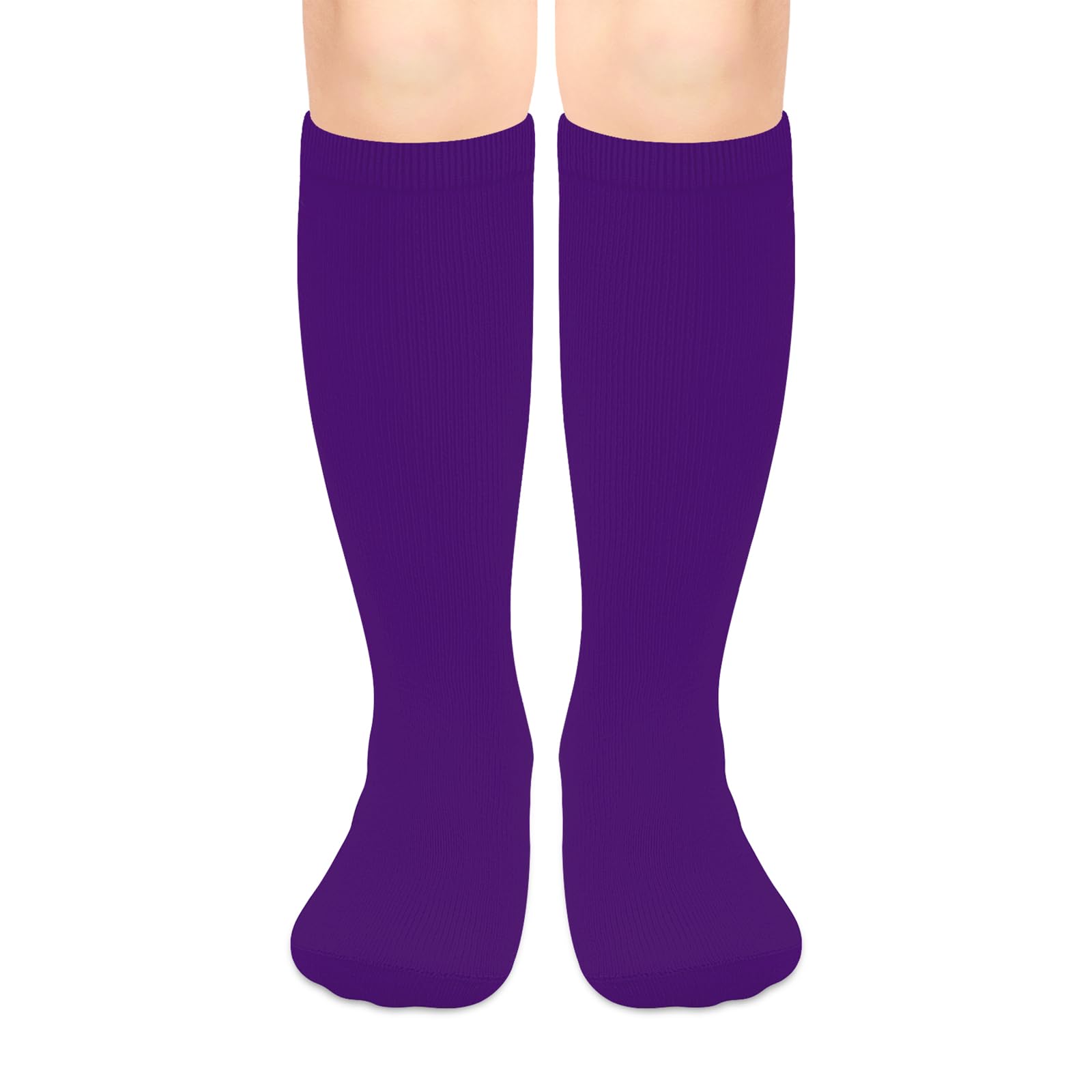 Olreco 1 Pack Toddler Kids Youth Soccer Socks Girls Boys Baseball Socks Youth Knee High Softball Football Accessories Cotton