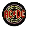 AC/DC High Voltage Est 1973 9CM Dia (3 1/2" Dia) #1
