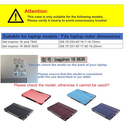 Funda para laptop 16 pulgadas compatible Dell Inspiron 16 miniatura 2