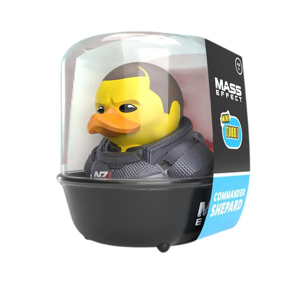 TUBBZ Mini: Mass Effect - Male Commander Shepard Cosplaying Rubber Duck Vinyl Figure