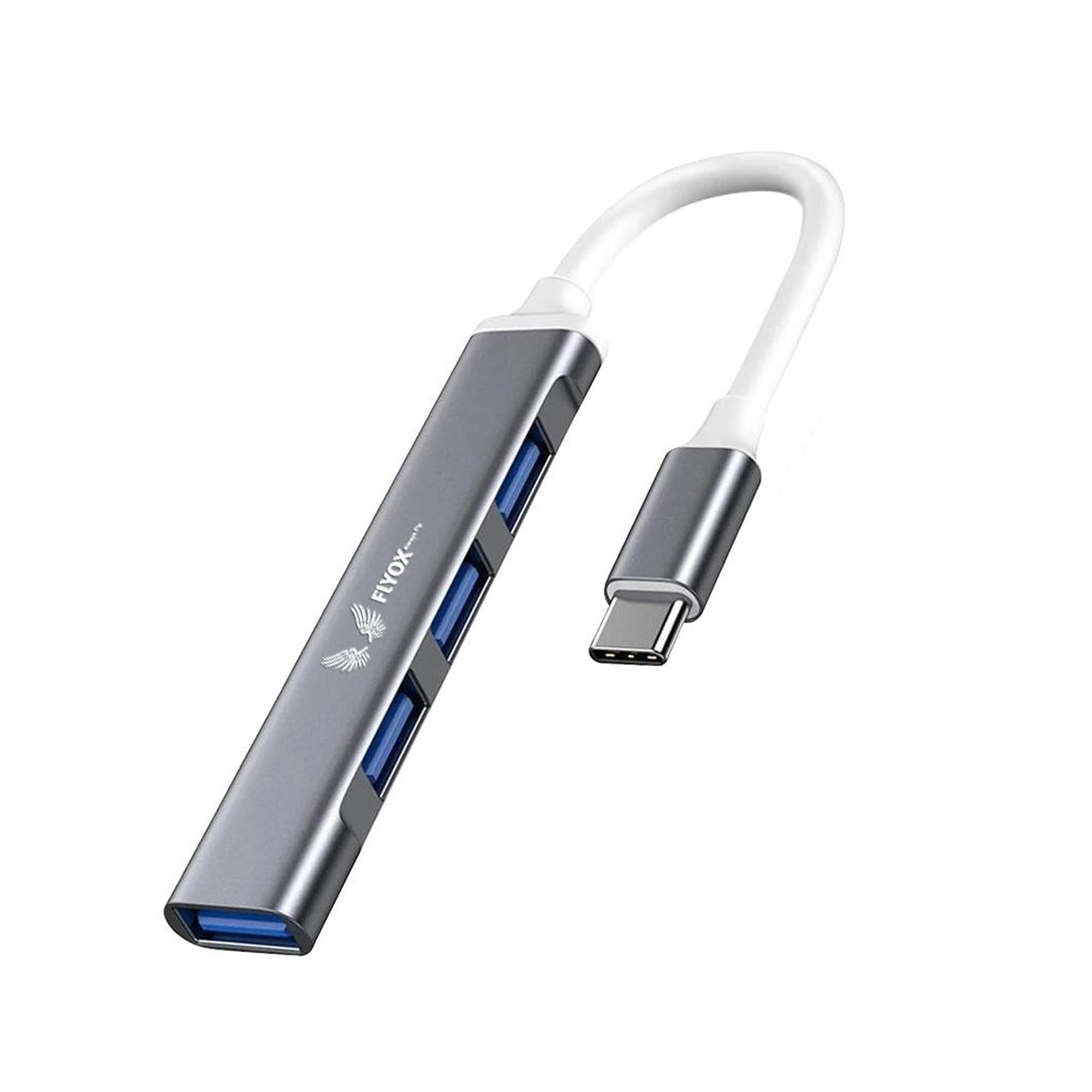 See full amazon price history chart for Flyox Type C 3.0 4 Port Hub (4-in-1) 1X USB 3.0 and 3X USB 2.0 UP to 5Gbps High Speed Data Transfer for Laptop/Desktop/Mobile Flyox Type C 3.0 4 Port Hub (4-in-1) 1X USB 3.0 and 3X USB 2.0 UP to 5Gbps High Speed Data Transfer for Laptop/Desktop/Mobile (B0CJ2YWYPK) Amazon Price History, Amazon Price Tracker