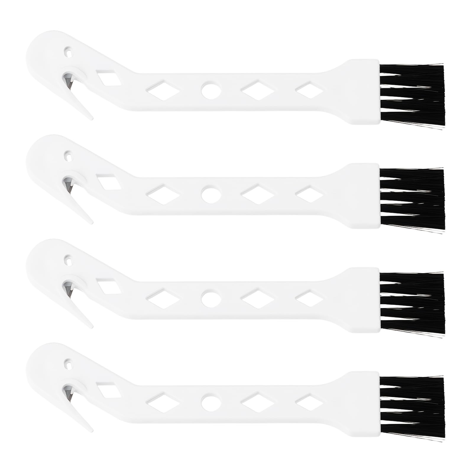 LT Easiyl 4pcs Sweeping Robot Handheld Cleaning Brush 13.5x3cm for Hair, Pet Hair, Dust