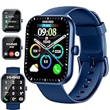 Smart Watch (Answer/Make Call), 1.96' HD Smartwatch for Women, 2025 Fitness Watch with 112+ Sport Mode/Pedometer/Calories/Sleep/Heart Rate Monitor, IP68 Waterproof Fitness Tracker for Android iOS