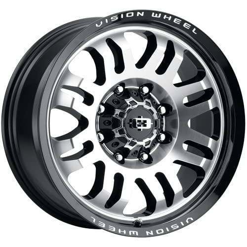 Amazon.com: VISION 18x9 409 Inferno Gloss Black Machined Face