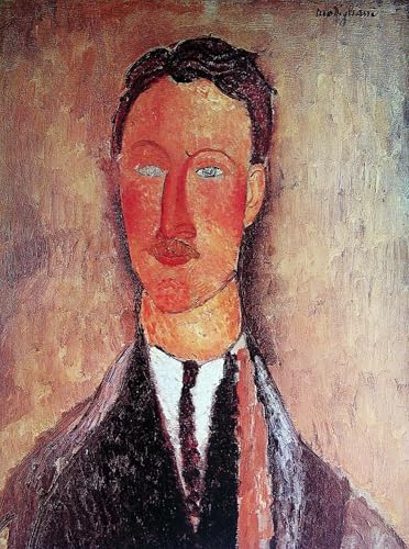 Affiche Impression d'Art Modigliani - Portrait de Léopold Survage pour Décoration Murale Salon