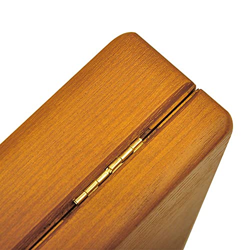 Oirlv Solid Wood Ring Jewelry Box Organizer Earrings Jewelry Drawer Organizer Tray With Lid (Creamy-White Flat Box) #TOP7
