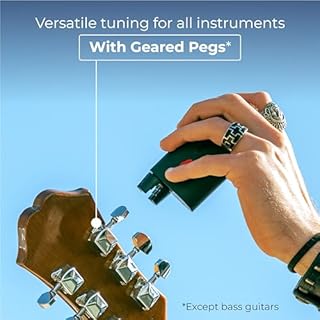 ROADIE 3 | Smart Automatic Guitar Tuner, Metronome & String Winder | For Electric Guitars, Acoustic Guitars, 12-String Guitars, Ukulele, Banjo, Mandolin | 150+ Alternate Tunings