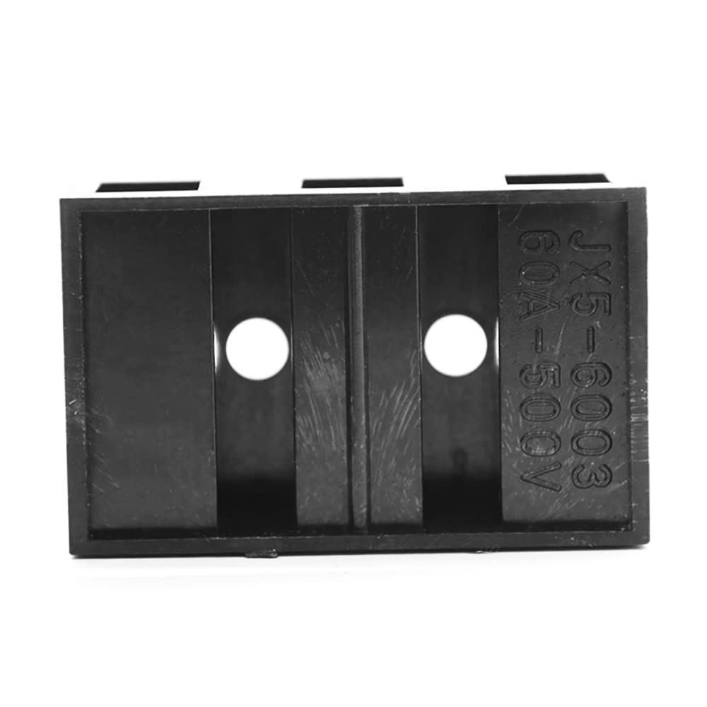 5 PCS Morsettiera elettrica Morsettiera Connettore Filo 500V 60A per collegamenti di Cablaggio Domestico Commerciale