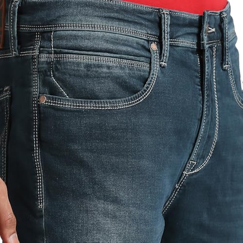 Image of Pepe Jeans Men's Straight Fit Jeans | Mid Rise | Chinox | Jeans for Man