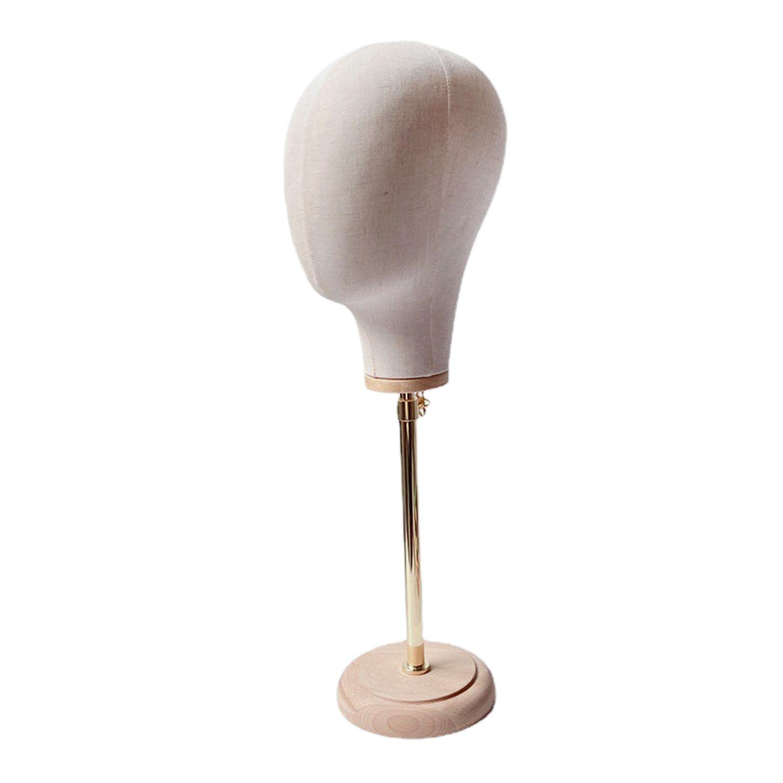perfeclan Espositore per cappelli Testa di manichino Altezza regolabile portatile Espositori per cappelli Cappellini Rack di stoccaggio per parrucchiere