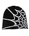 Pooyikoi Y2K Gothic Spider Pattern Wool Acrylic Knitted Hat Women Beanie Winter Warm Beanies Men Casual Skullies Outdoor Black