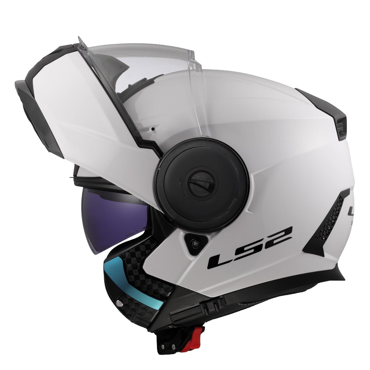 LS2, Casque Moto Modulable Scope II Solid Gloss White, XXL