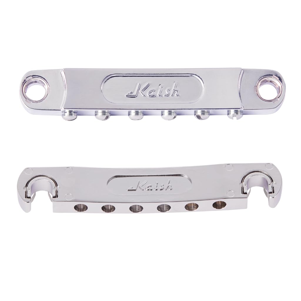 Gitara elektryczna Tune-O-Matic Roller Saddle Bridge i Stop Bar Tailpiece Set z klipsem Blokada do Les Paul/SG/ES/Dot Chrome