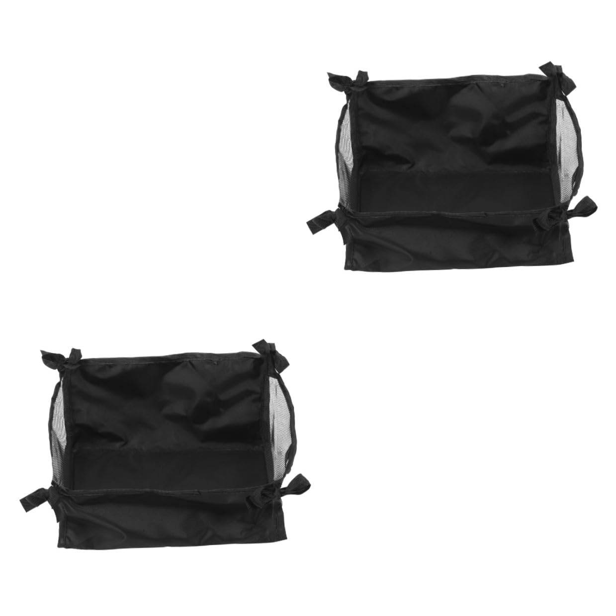 HANABASS 2 Piezas Bolsa Organizadora para Carrito de Pequeña con Base Rígida Cesta Inferior de Almacenamiento para y Accesorios Fácil Instalación y Gran Capacidad