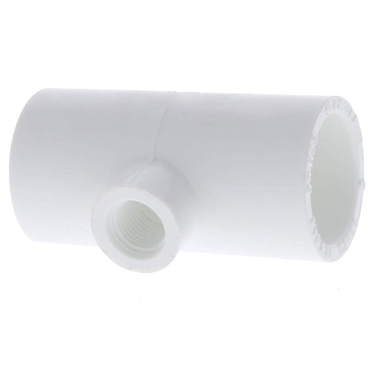 Schedule 40 PVC Pipe Reducing Tee Fitting Slip x Slip x Fipt (1" x 1" x 3/4") - 402-131