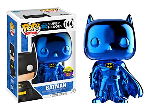 Sale Sdcc 2017 Exclusive Justice Blue Chrome Batman Pop! Vinyl Figure