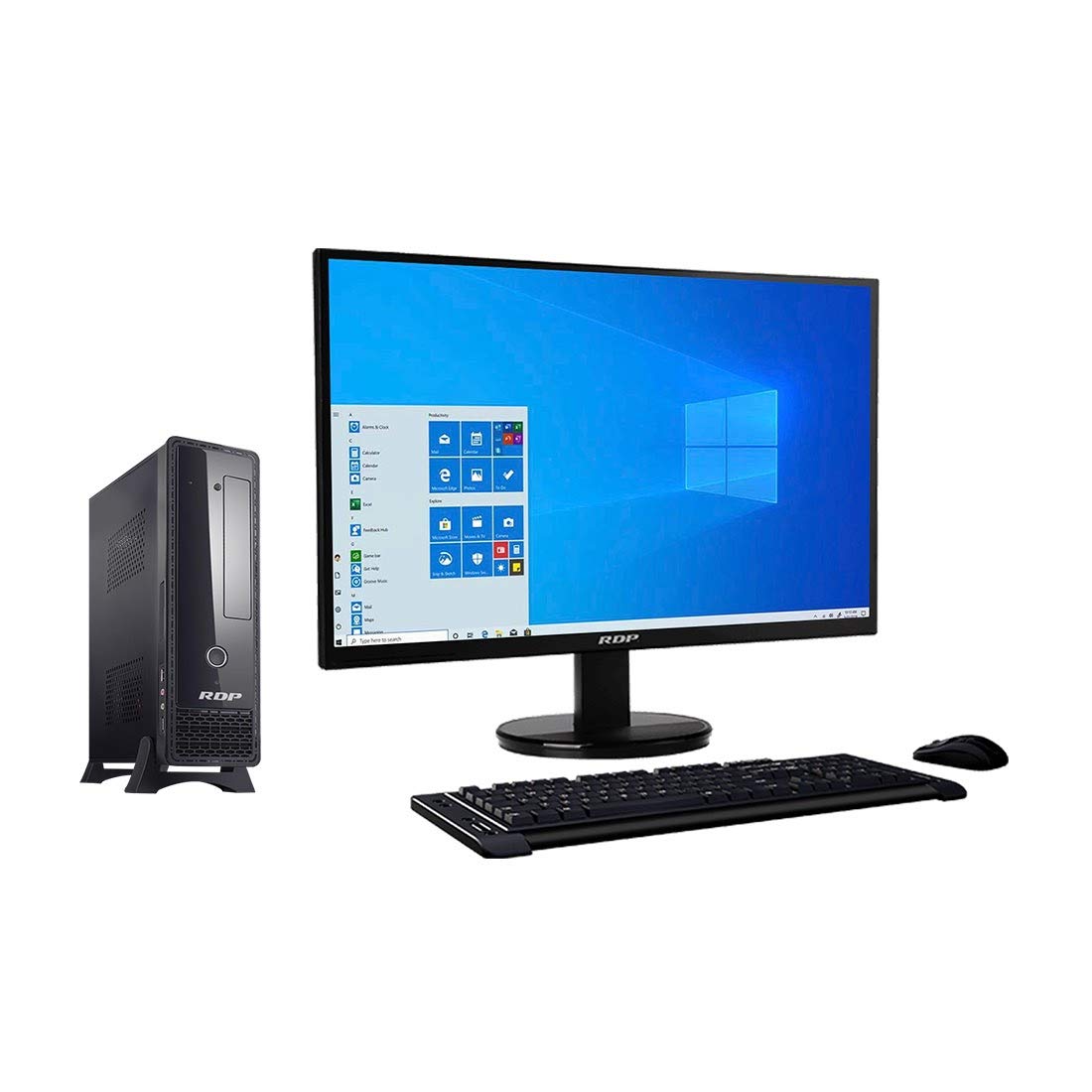 Desk PC BWJ37103PA - Pentium Processor J3710, 4GB RAM, 500GB HDD, Windows 10 Pro