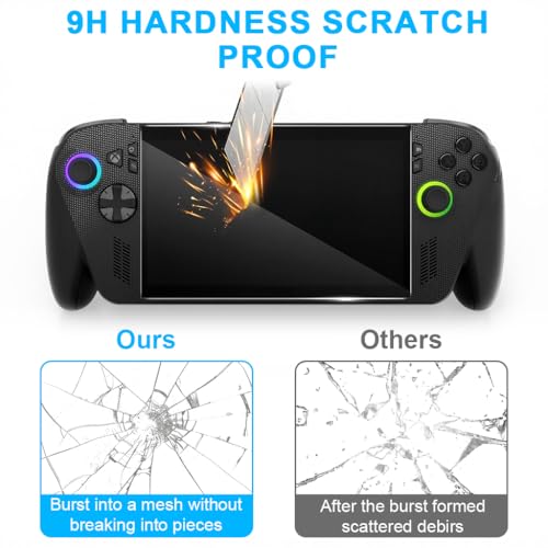 Image of ZORBES Compatible with ROG Xbox Ally Screen Protector, Gamepad HD Tempered Glass Screen Protectors Fingerprint-Proof, Anti-Scratch, High-Transparency Protective Film, Pack of 3