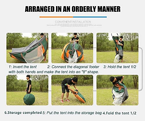 Carpa automática para camping LUSTAR para 1-2 personas miniatura 4