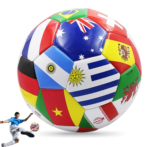 Pastoralist Taille 5 Bol de Football, Ballon de Football National de 8,5 Pouces, PVC étanche PVC...