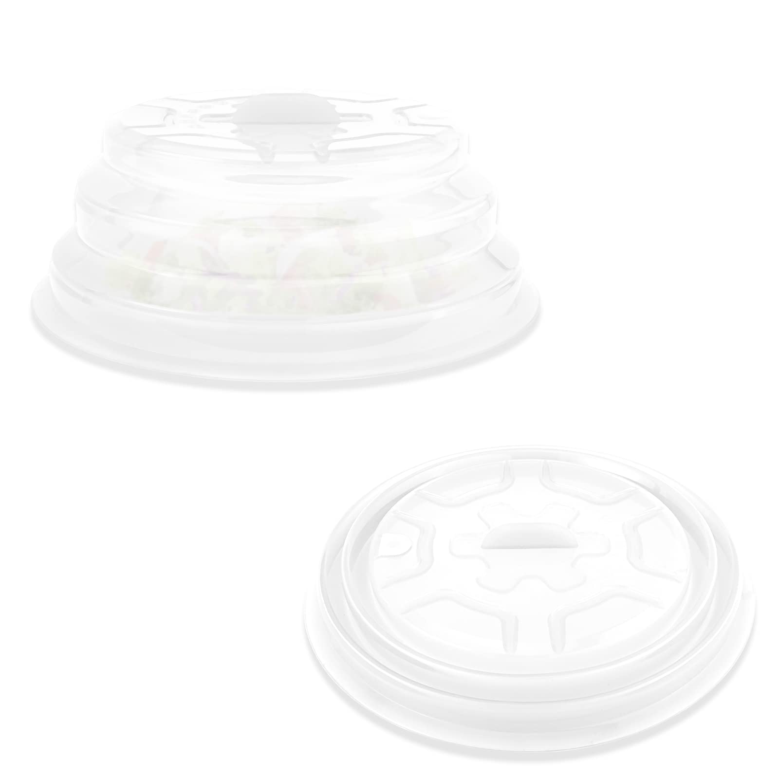 Lauon Microwave Cover, Collapsible Silicone Microwave Splatter Cover for Food, Folding Microwave Cover, Steam Vents, BPA Free & Dishwasher Safe,28cm/11in