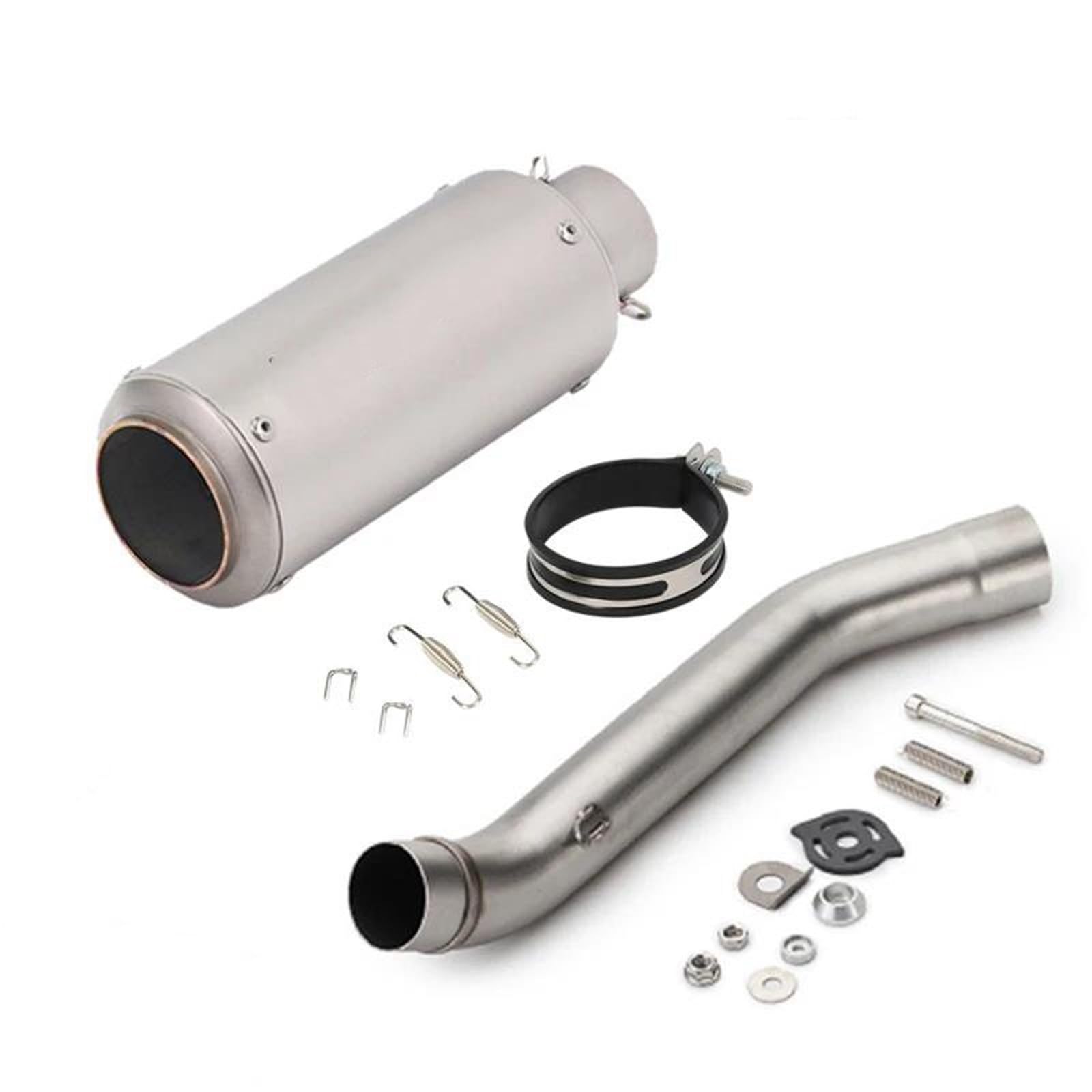 DTSGCX Stylish design Motorcycle Accessories Exhaust System Modification Middle Link Muffler Suitable For Kawasaki Z750 Z 750 2007-2014(Style 1)