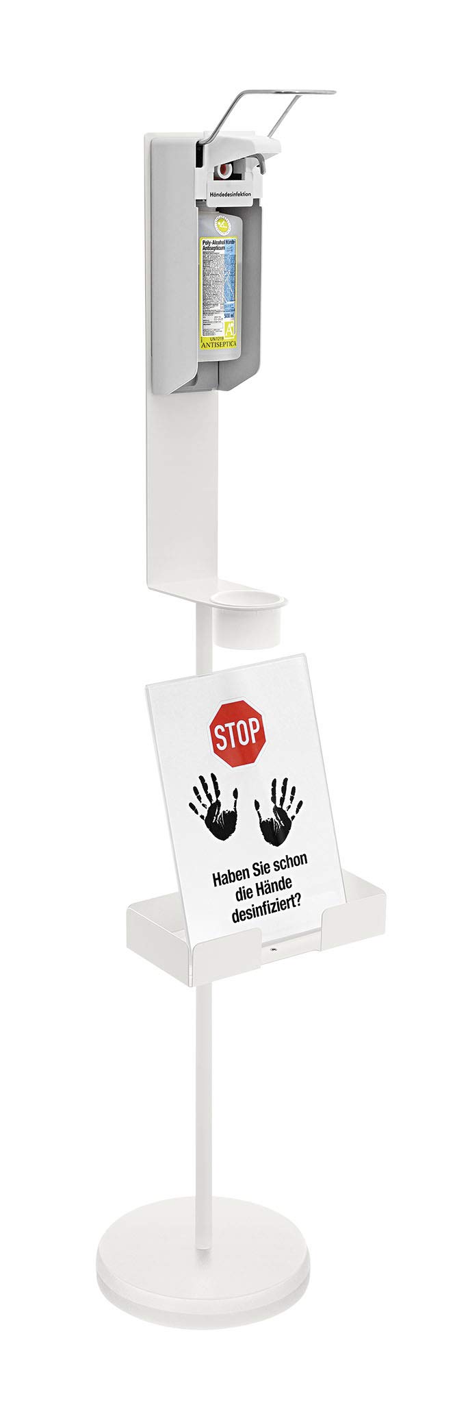 WEDO 1053201 Care - Soporte para desinfectante con soporte, color blanco