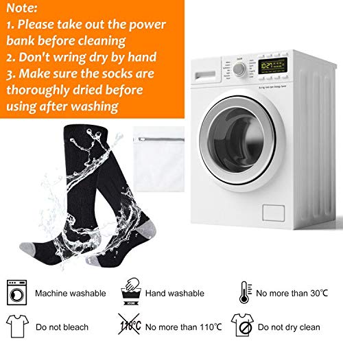 Vintoney Calze Riscaldate Uomo Donna Batteria