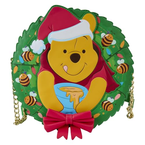 Loungefly Disney Winnie the Pooh Stuck in Wreath Glow Crossbody Bag