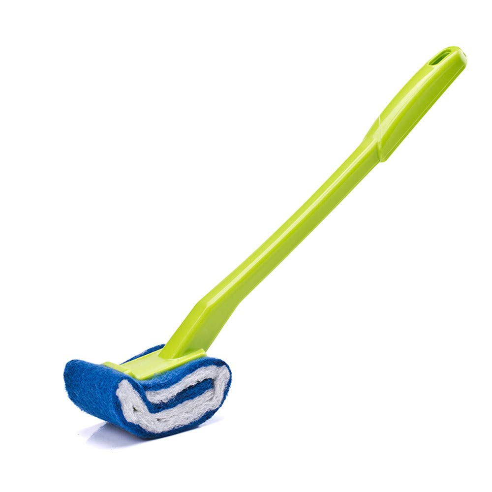 Sponge Head Scrubber Bathtub Cleaner with Long Handle Bathroom Wash Clean Car Cleaning Sponge Brush