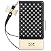 Jasilon Samsung Galaxy S10 Plus Case Cover 2019, [Deluxe Love] Premium Leather Wallet case with [Card Holder, Strap, Kickstand, Mirror], Flip Folio Galaxy S10 Plus/S10+ 6.4'' Case for Women-Black