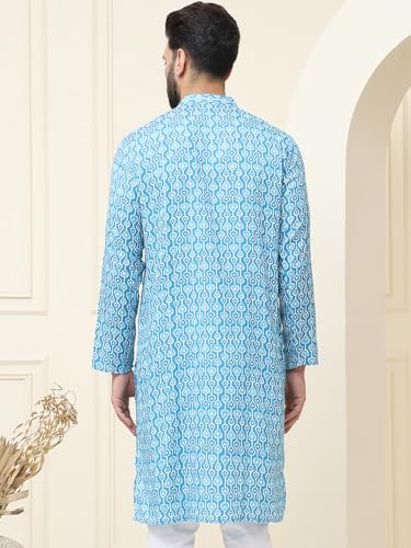 Image of SOJANYA (Since 1958 Men's Exquisite Silk Blend Kurta Elevate Your Festive Look-Crafted for Excellence