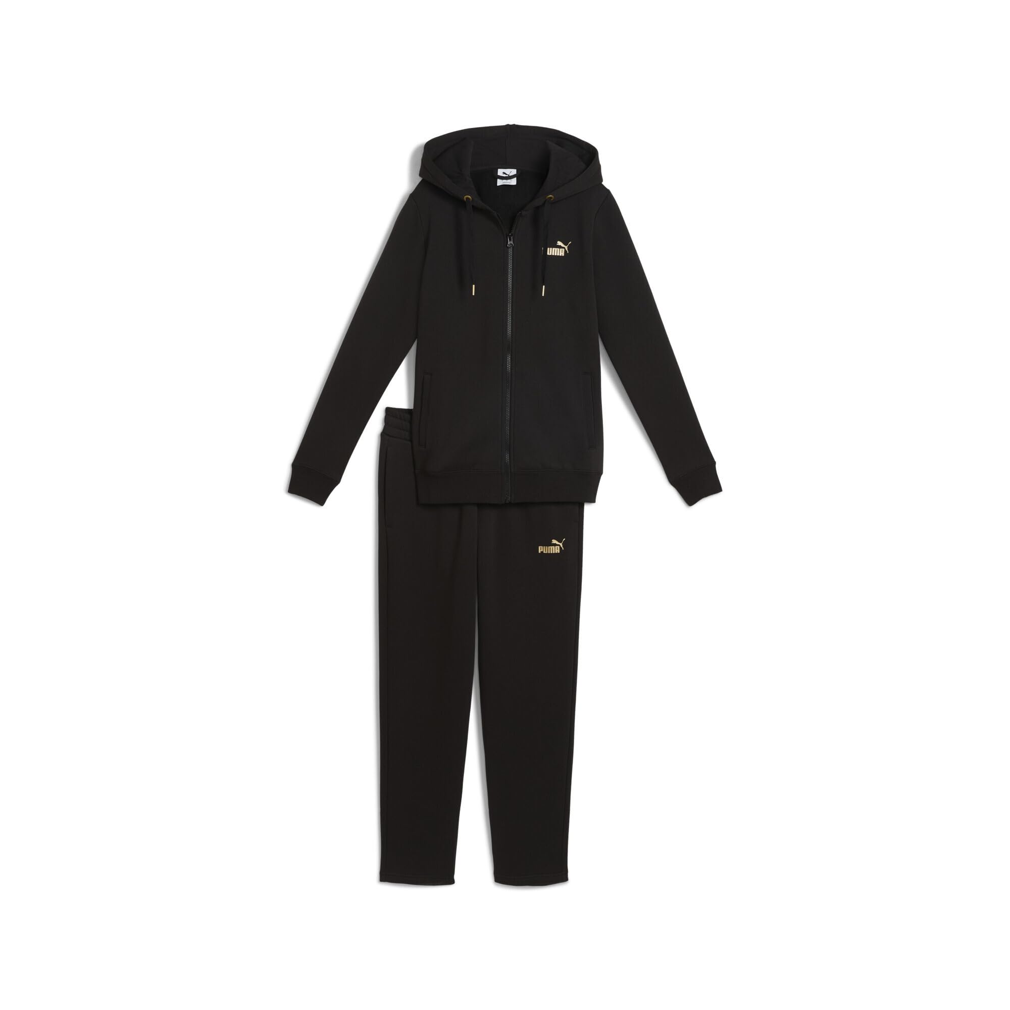 PUMA Tuta con cappuccio metallizzata FL op
