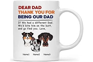 Personalized Dog Dad Mug: A Heartfelt Tribute to the Best Dog Dads