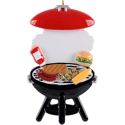 Personalized Grilling Christmas Ornaments, Grill Ornament, Personalized Barbecue Ornament for Christmas Tree, Chef Ornament, Cooking Ornaments, BBQ Grill Smoker Christmas Ornament,BBQ Ornament