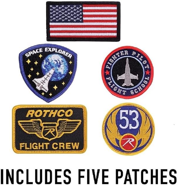 Rothco Flight Jacket with Patches - Classic Cold Weather Bomber Jacket with Morale Patches Included - Image 5