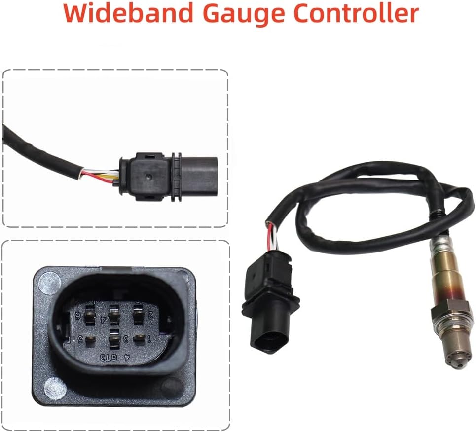 30-4110 UEGO Air Fuel Ratio Gauge 52mm with 4.9 LSU Sensor, wideband Sensor WideBand A/F Ratio UEGO O2 Controller Gauge Kit