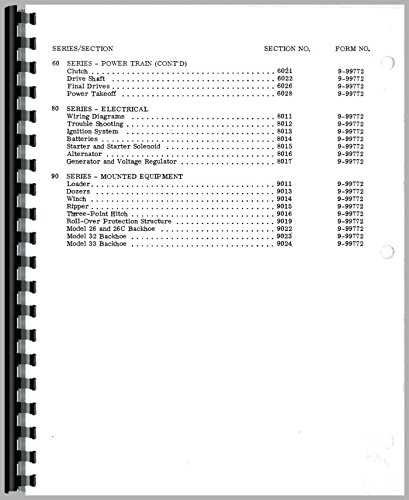 Case 310E Crawler Service Manual      Plastic Comb