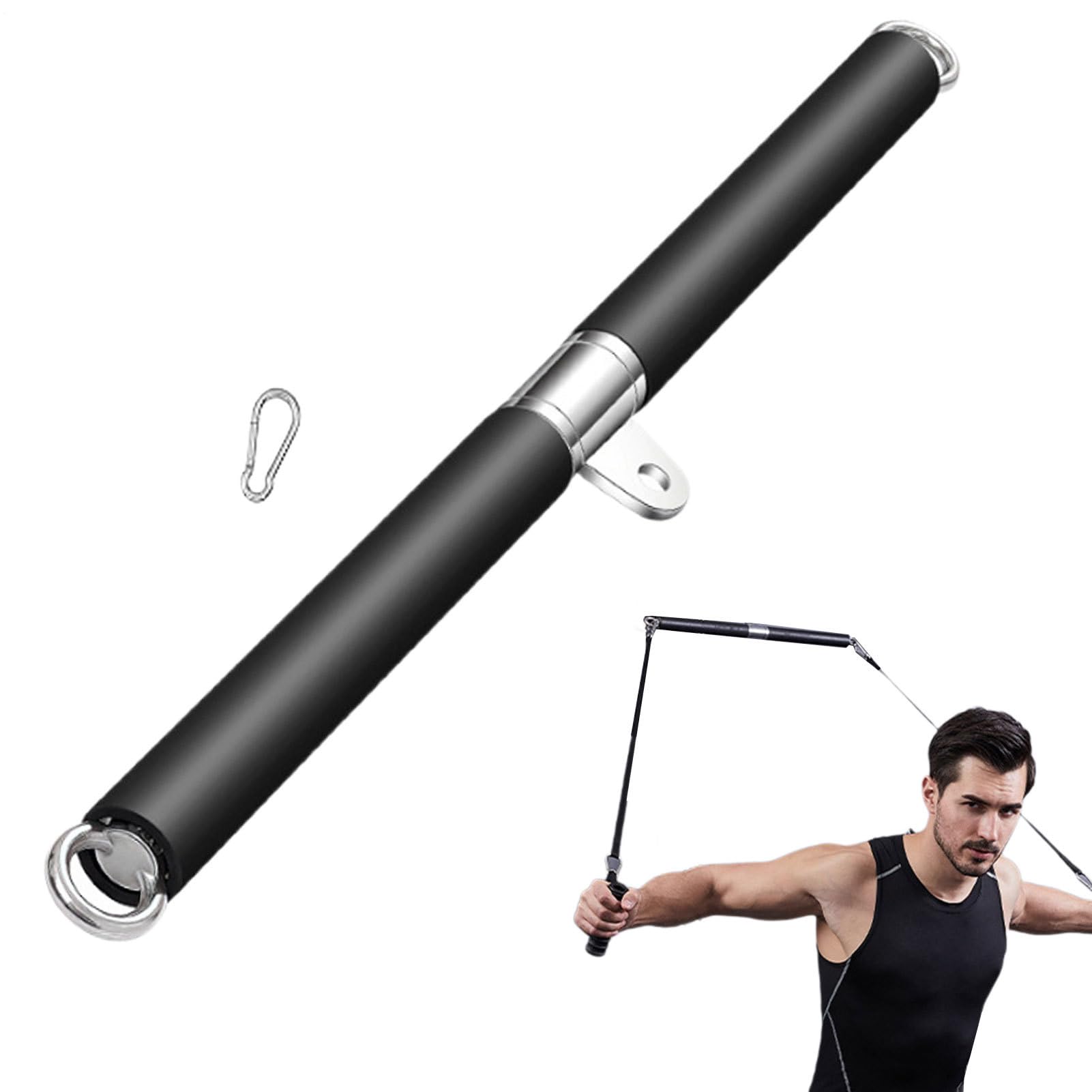 Asta Dritta - Asta Dritta in Acciaio Inossidabile per Allenamento Muscolare - Attrezzo Per Fitness Ad Alta Resistenza Per Il Sviluppo Muscolare Di Petto Spalle Braccia E Schiena