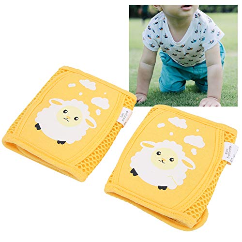 Alomejor Baby Knee Pads Comfortable Knee Protector for Toddler, Infant, Girl, Boy yellow sheep2