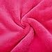 VIVOTE Microfiber Face Cloths Reusable Makeup Remover Cloth Ultra Soft Washcloths for Women 12Inch X 12Inch (6 Pack, Dark Pink)