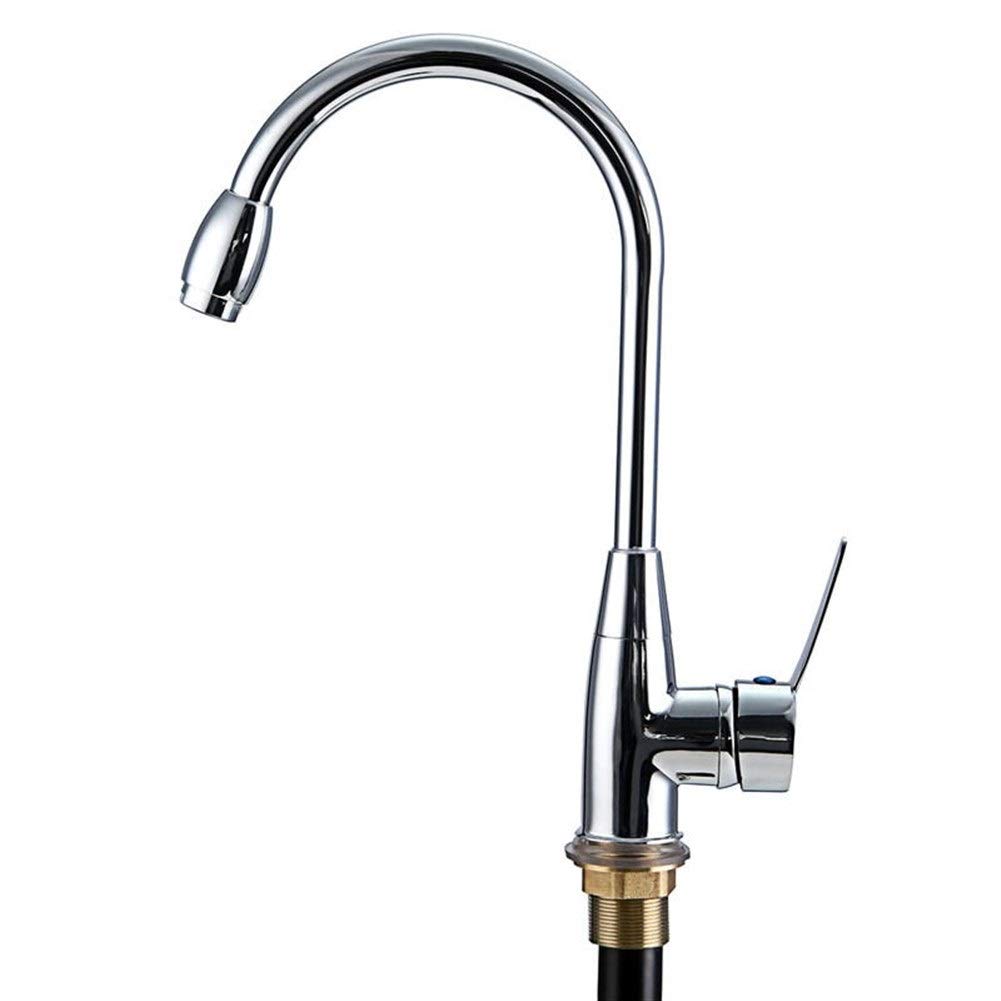 Robinet de cuisine pivotant 360 degrés mitigeur chaud froid