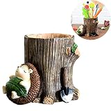 AUNNO Cartoon Hedgehog Resin Cup