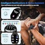 OUKITEL Smart Watch for Men Women, 2.0" HD Smart Watch(Answer/Make Call), Fitness Watch with 120+ Sports Modes, IP68 Waterproof, Heart Rate/Sleep/Spo2 Monitor/Pedometer, Smartwatch for Android iOS - Image 8