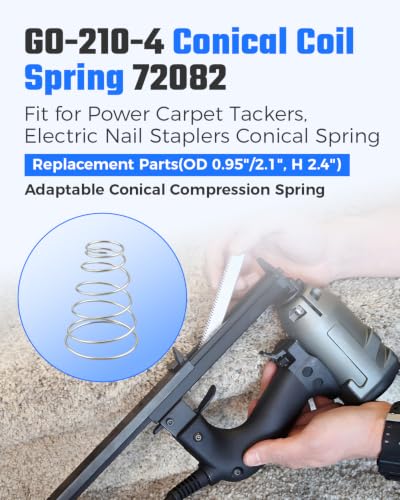 Muelle cónico para grapadoras 72082 repuesto compatible con modelo GO-210-4 2