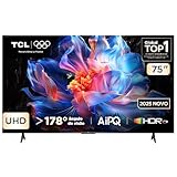 Smart TV TCL 75 Polegadas UHD 4K P6K WiFi Bluetooth Google TV 3 HDMI HDR10+ Dolby Audio 75P6K