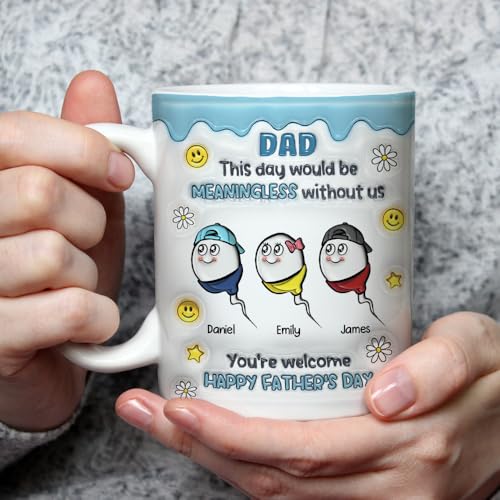 Taza de Cerámica Personalizada para Papá 11 onzas miniatura 4