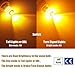 iBrightstar 1157 LED Bulb Amber, BAY15D 2057 2357 7528 LED Turn Signal Bulbs Super Bright for Vehicle Blinker Lights and Turn Signal Lights, 2 Pack