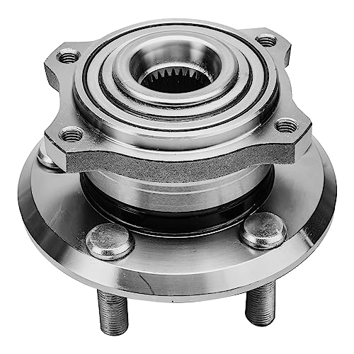 Image of Detroit Axle - AWD Front Wheel Hub and Bearing Assembly Replacement for Chrysler 300 Dodge Charger Challenger Magnum - 2pc Set